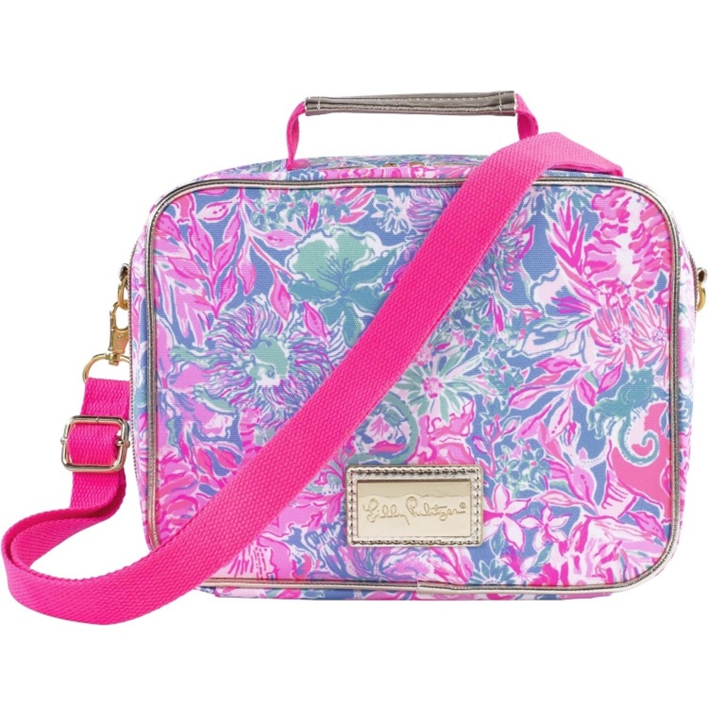 Lilly Pulitzer Viva La Lilly Insulated Lunch Box BRAND NEW Cooler Bag With Strap
